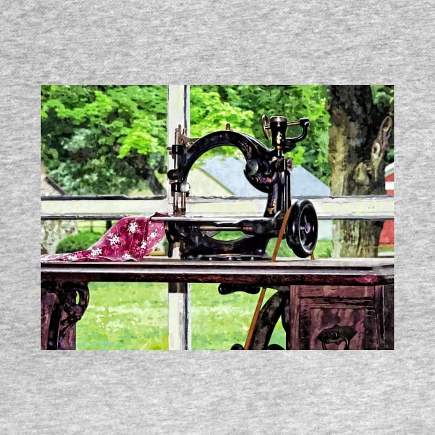 Sewing Machine in Window by SusanSavad